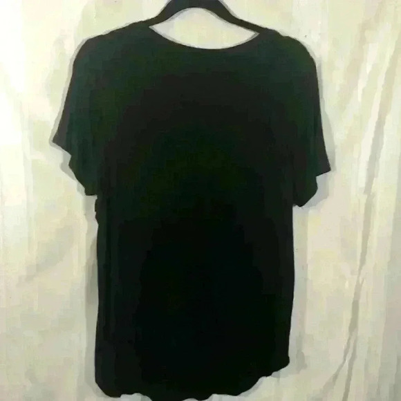 Grayson Threads Black Women's Size: XL Short Sleeve Tie Front Graphic T-Shirt - Picture 2 of 4
